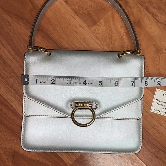 Authentic Vintage Celine Double Flap Handbag - Picture 12 of 14